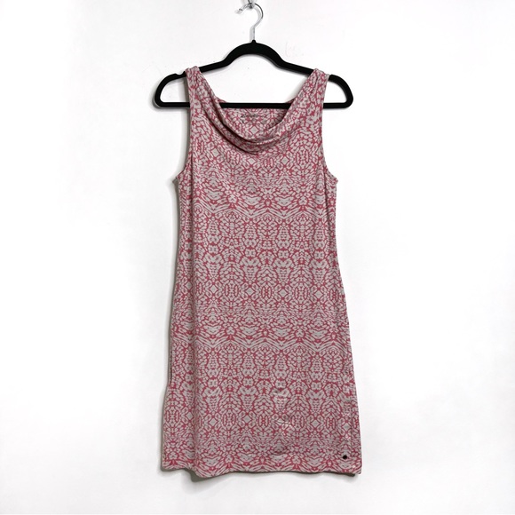 Eddie Bauer Cotton Spandex Cowl Neck Sleeveless Midi Dress - Picture 1 of 11